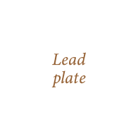 Lead Plate